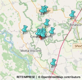 Mappa Via Monte Grappa, 27022 Casorate Primo PV, Italia (2.675)