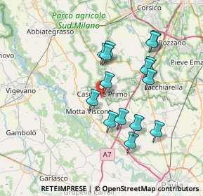 Mappa Via Palazzo, 27022 Casorate Primo PV, Italia (6.57267)