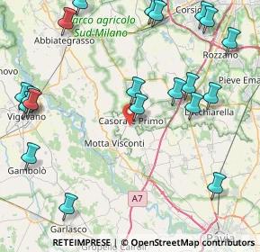 Mappa Via Palazzo, 27022 Casorate Primo PV, Italia (10.9235)