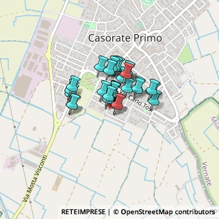 Mappa Via Palazzo, 27022 Casorate Primo PV, Italia (0.24793)