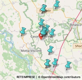Mappa Via Palazzo, 27022 Casorate Primo PV, Italia (3.47188)