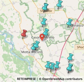 Mappa Via Palazzo, 27022 Casorate Primo PV, Italia (4.86667)