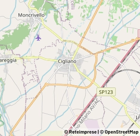 Mappa 13043 Cigliano VC, Italia (0.658)