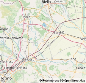 Mappa 13043 Cigliano VC, Italia (23.136)
