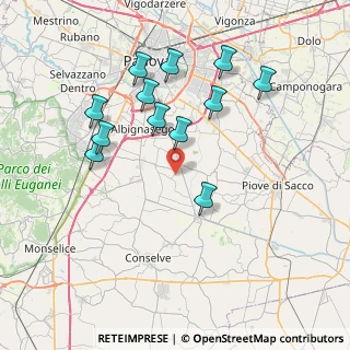 Mappa Via Ca' di Bosco, 35020 Casalserugo PD, Italia (7.5)