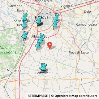 Mappa Via Ca' di Bosco, 35020 Casalserugo PD, Italia (8.36)