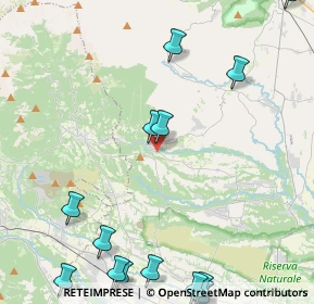 Mappa Strada Barbania, 10070 Rocca Canavese TO, Italia (6.41125)