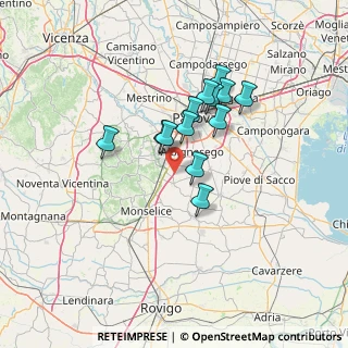 Mappa Via Giuseppe Verdi, 35020 Due Carrare PD, Italia (10.60308)