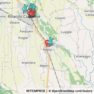 Mappa Via IV Novembre, 10080 Feletto TO, Italia (3.00917)