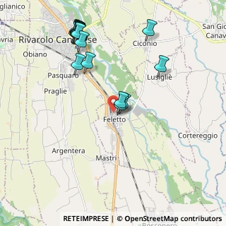 Mappa Via IV Novembre, 10080 Feletto TO, Italia (2.4335)
