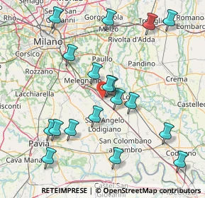 Mappa Autostrada del Sole, 26855 Melegnano MI, Italia (17.05)