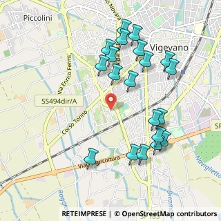 Mappa Via Magnanina, 27029 Vigevano PV, Italia (1.047)