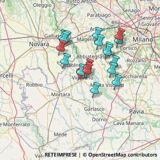 Mappa Via Magnanina, 27029 Vigevano PV, Italia (12.92889)