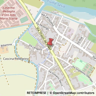 Mappa Via Thaon de Revel, 35, 13100 Vercelli, Vercelli (Piemonte)