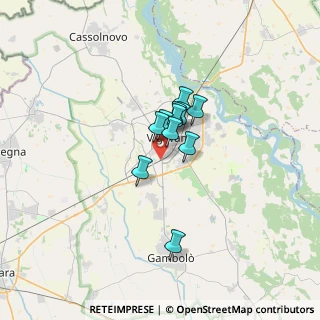 Mappa Strada San Marco, 27029 Vigevano PV, Italia (1.89455)