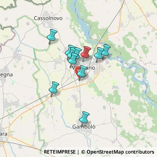Mappa Strada San Marco, 27029 Vigevano PV, Italia (2.68182)