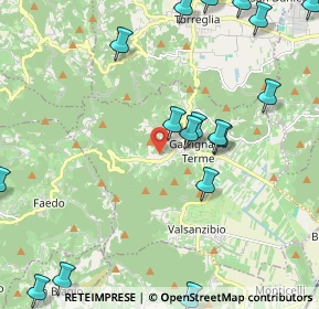 Mappa Via Cengolina, 35030 Galzignano Terme PD, Italia (2.87278)