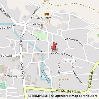 Mappa Via Vittorio Veneto, 13, 10014 Caluso, Torino (Piemonte)