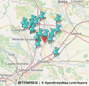 Mappa Via Garibaldi, 10014 Caluso TO, Italia (10.87118)
