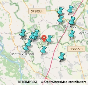 Mappa Via Manzoni, 20080 Vernate MI, Italia (3.88222)