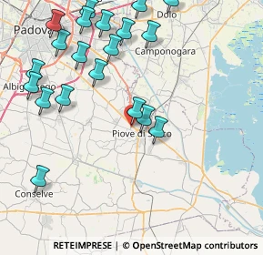 Mappa Via Adige, 35028 Piove di sacco PD, Italia (9.8145)