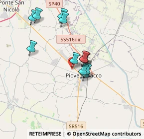 Mappa Via Adige, 35028 Piove di sacco PD, Italia (2.975)