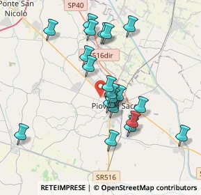 Mappa Via Adige, 35028 Piove di sacco PD, Italia (3.463)