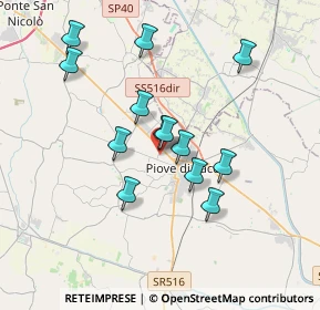 Mappa Via Adige, 35028 Piove di sacco PD, Italia (3.14923)