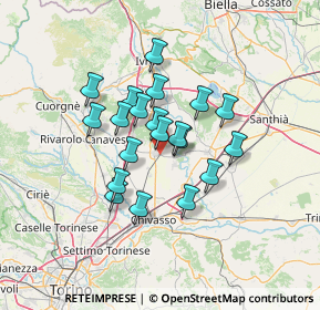 Mappa Via Doberdò, 10014 Caluso TO, Italia (10.1655)