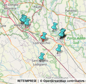 Mappa Via Archinti, 26855 Lodi Vecchio LO, Italia (6.88385)