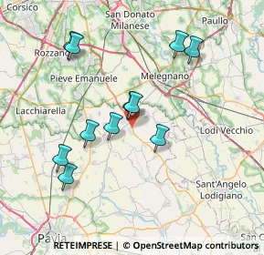 Mappa SS412, 27015 Landriano PV, Italia (7.07636)