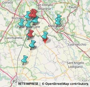 Mappa SS412, 27015 Landriano PV, Italia (7.5075)