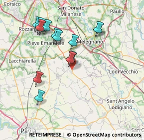 Mappa SS412, 27015 Landriano PV, Italia (7.75857)