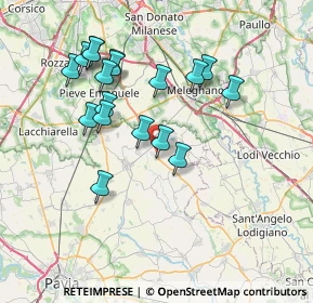 Mappa SS412, 27015 Landriano PV, Italia (7.11333)