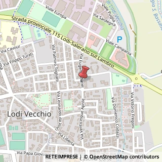 Mappa Via E. Curiel, 5, 26855 Lodi Vecchio, Lodi (Lombardia)