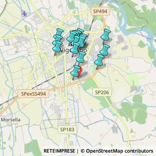 Mappa Via Santa Frascona, 27029 Vigevano PV, Italia (1.57111)