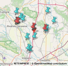 Mappa Strada Foglizzo, 10090 San Giusto Canavese TO, Italia (7.12167)