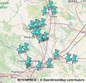 Mappa Via Lusigliè, 10090 San Giorgio Canavese TO, Italia (15.4635)