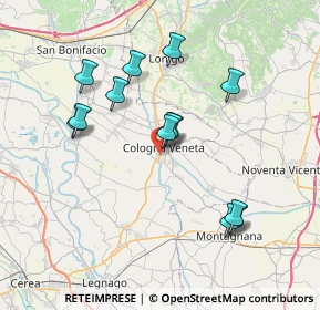 Mappa Via Vincenzo Bellini, 37044 Cologna Veneta VR, Italia (6.94615)