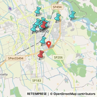 Mappa Via Emilio Galli, 27029 Vigevano PV, Italia (1.92077)