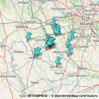 Mappa Via Emilio Galli, 27029 Vigevano PV, Italia (8.5715)