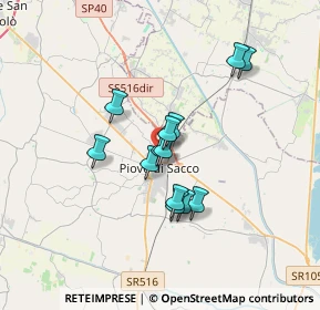 Mappa Via Gabriele d'Annunzio, 35028 Piove di Sacco PD, Italia (2.57308)