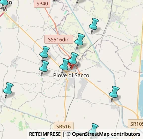 Mappa Via Gabriele d'Annunzio, 35028 Piove di Sacco PD, Italia (5.906)