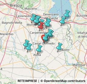 Mappa Via Giacomo Puccini, 46042 Castel Goffredo MN, Italia (10.77944)
