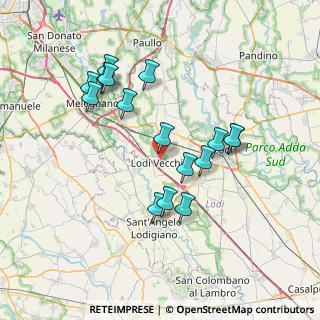 Mappa 26855 Lodi vecchio LO, Italia (6.95313)