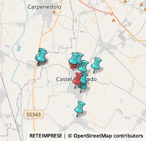 Mappa Via Alessandro Volta, 46042 Castel Goffredo MN, Italia (2.42455)