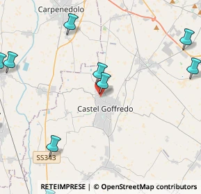 Mappa Via Alessandro Volta, 46042 Castel Goffredo MN, Italia (6.58667)