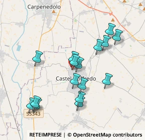 Mappa Via Alessandro Volta, 46042 Castel Goffredo MN, Italia (3.63438)