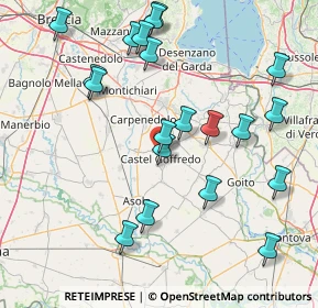 Mappa Via Alessandro Volta, 46042 Castel Goffredo MN, Italia (17.566)