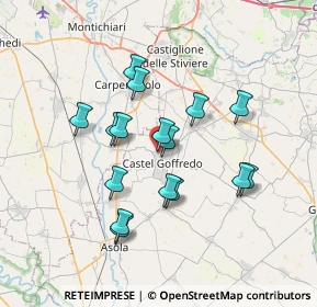 Mappa Via Alessandro Volta, 46042 Castel Goffredo MN, Italia (6.1275)